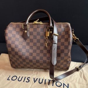 Louis Vuitton Speedy Bandouliere 30 in Damier Ebene